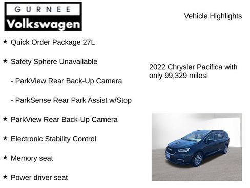 Used 2022 Chrysler Pacifica Touring-L AWD/4WD image 7