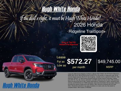 New 2026 Honda Ridgeline TrailSport