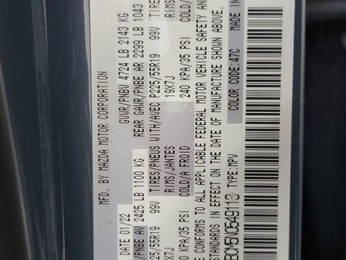 Used 2022 MAZDA CX-5 Carbon Edition image 33