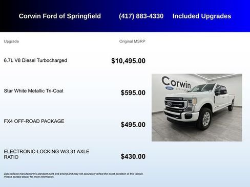 Used 2022 Ford F350 Platinum w/ FX4 Off-Road Package image 5