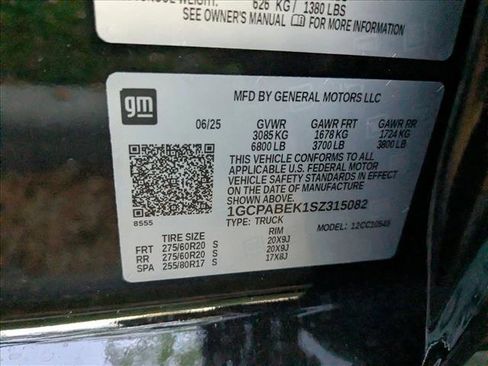 Used 2025 Chevrolet Silverado 1500 Custom image 14