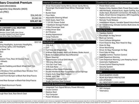 Certified 2024 Subaru Crosstrek 2.0i Premium image 3