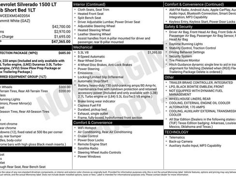 Used 2021 Chevrolet Silverado 1500 LT w/ Bed Protection Package image 43