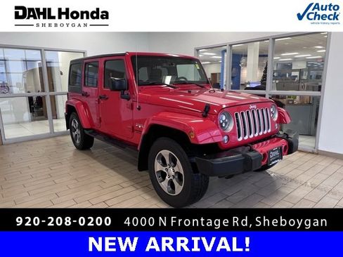 Used 2017 Jeep Wrangler Unlimited Sahara w/ Dual Top Group image 1