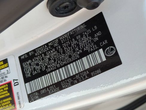 Used 2021 Lexus ES 350 w/ Premium Package image 31