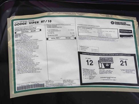 Used 1995 Dodge Viper RT/10 image 94