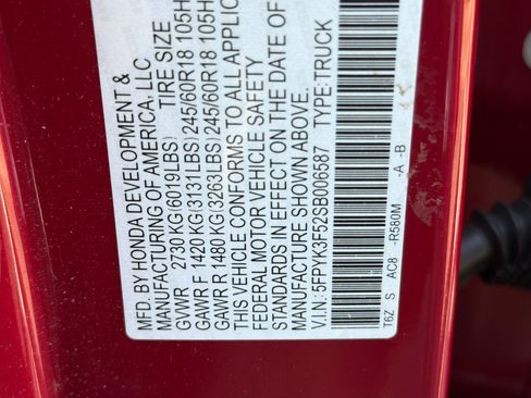 Used 2025 Honda Ridgeline RTL image 28