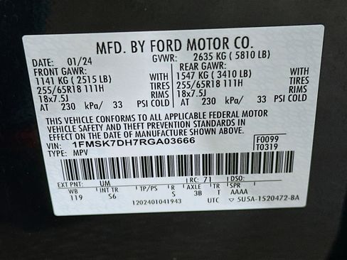 Used 2024 Ford Explorer XLT w/ Equipment Group 202A image 12