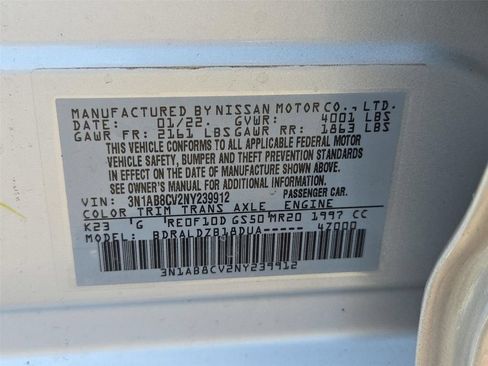 Used 2022 Nissan Sentra SV FWD image 25