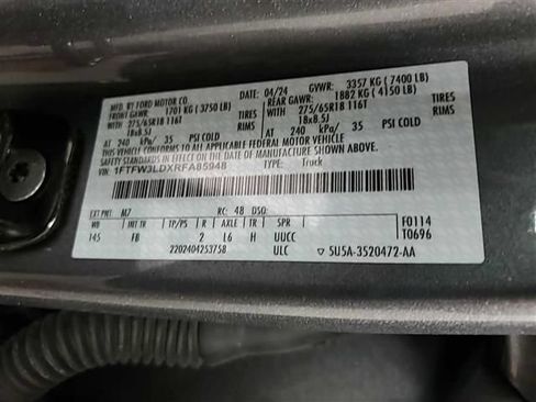 Used 2024 Ford F150 XLT w/ Equipment Group 302A MID AWD/4WD image 15