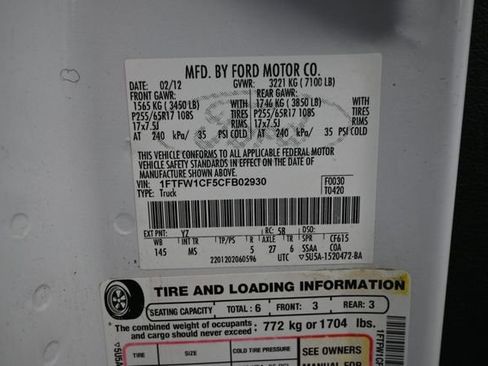 Used 2012 Ford F150 XLT w/ XLT Convenience Pkg RWD image 44
