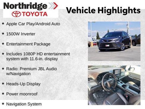 Certified 2024 Toyota Sienna Platinum FWD image 2