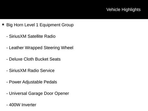 New 2026 RAM 1500 Big Horn AWD/4WD image 32
