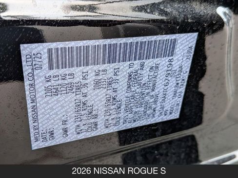Used 2026 Nissan Rogue S FWD image 24