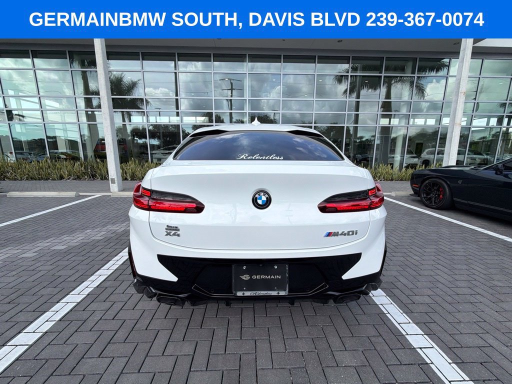 Certified 2024 BMW X4 M40i w/ Parking Assistance Package AWD/4WD image 10