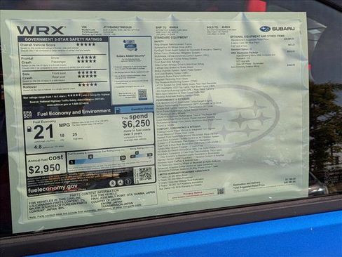 New 2026 Subaru WRX Limited AWD/4WD image 20