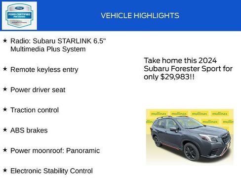 Used 2024 Subaru Forester Sport AWD/4WD image 18