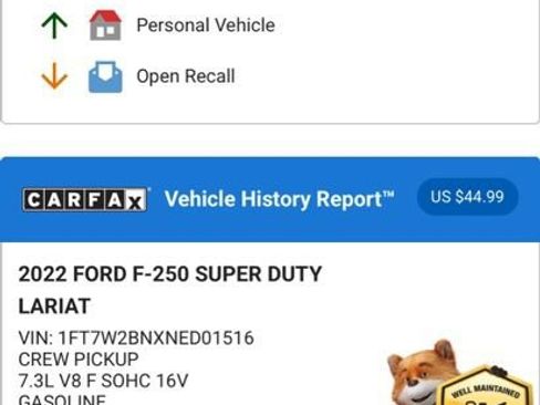 Used 2022 Ford F250 Lariat w/ Black Appearance Package image 4