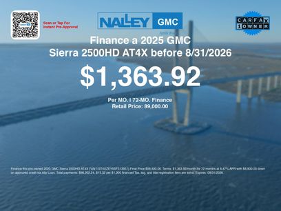 Used 2025 GMC Sierra 2500 AT4X