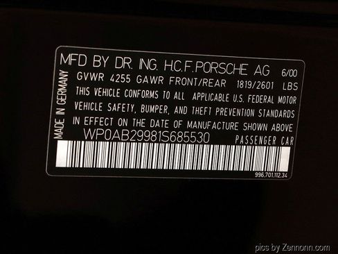 Used 2001 Porsche 911 Turbo image 77