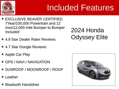 Used 2024 Honda Odyssey Elite image 4