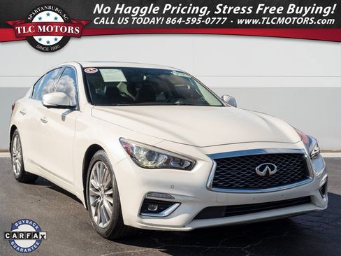 Used 2022 INFINITI Q50 Luxe w/ Cargo Package image 1
