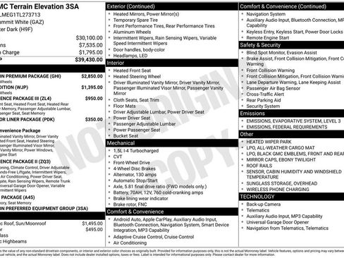 New 2026 GMC Terrain Elevation w/ Elevation Premium Package image 45