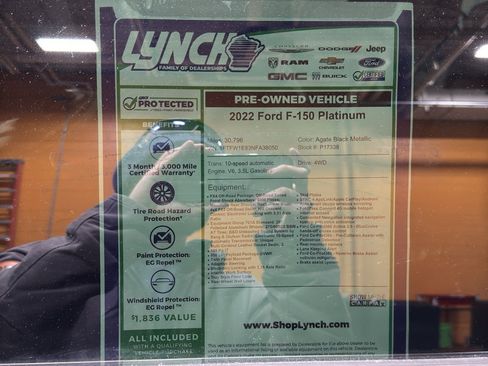 Used 2022 Ford F150 Platinum w/ FX4 Off-Road Package image 40