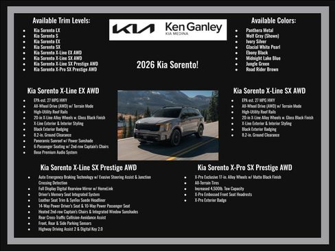 New 2026 Kia Sorento SX AWD/4WD image 29