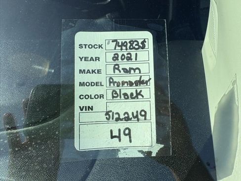 Used 2021 RAM ProMaster 1500 w/ Interior LED Lighting Group image 33