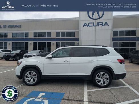 Used 2021 Volkswagen Atlas SE w/ Panoramic Sunroof Package AWD/4WD image 3