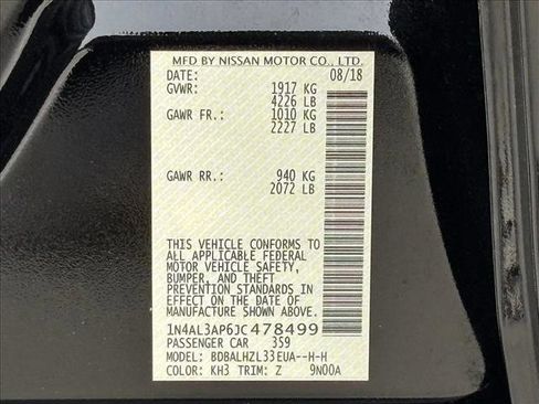 Used 2018 Nissan Altima 2.5 SR w/ SR Midnight Edition image 24