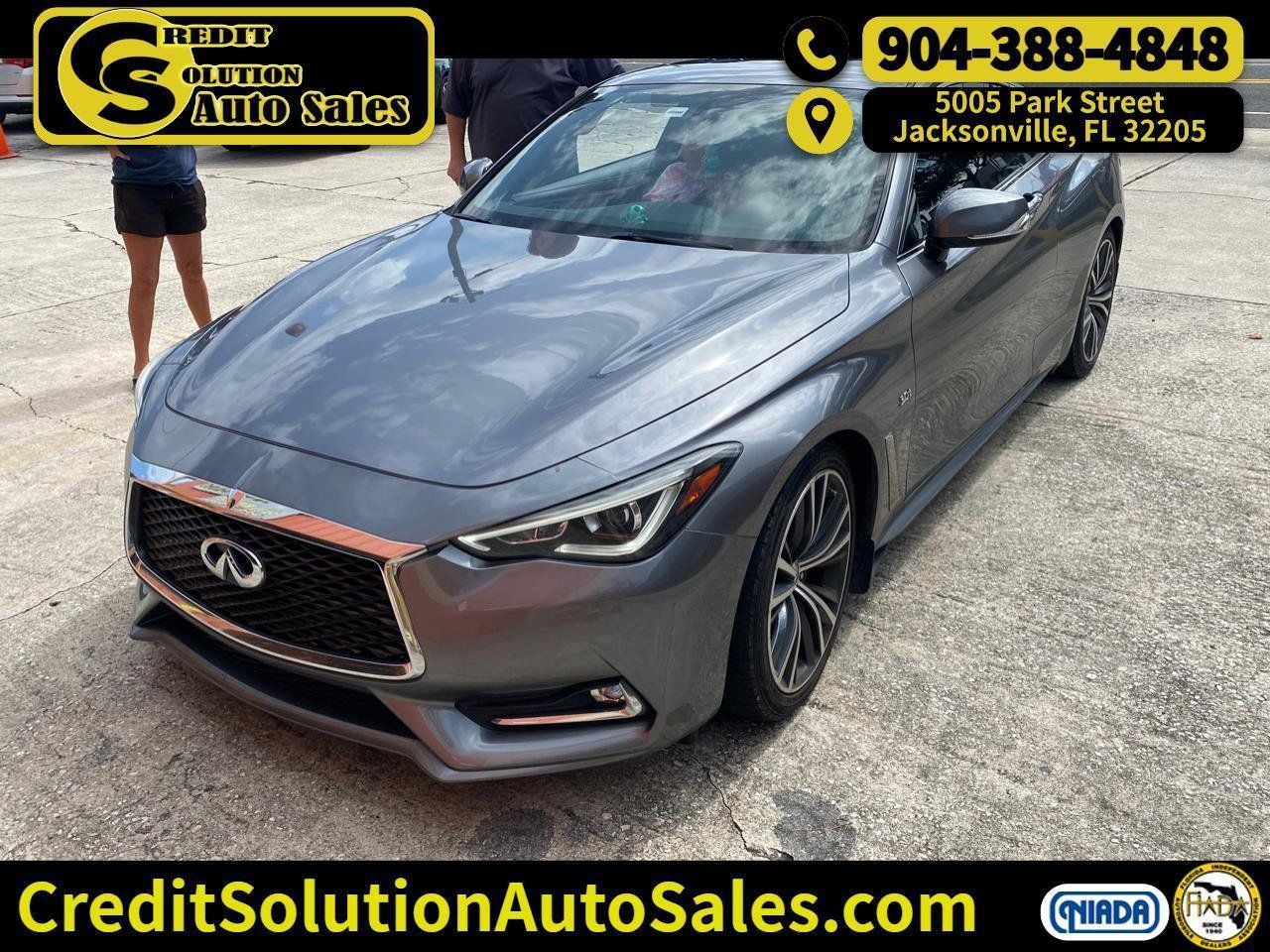 Used 2017 INFINITI Q60 3.0t w/ Premium Plus Package 3.0T RWD image 1