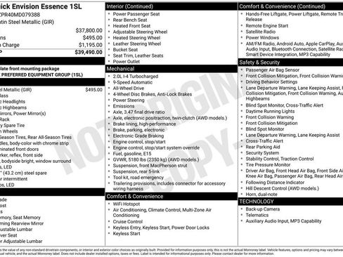 Certified 2021 Buick Envision Essence image 4