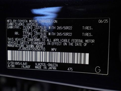 Used 2025 Lexus GX 550 w/ Accessory Package (2T) image 64