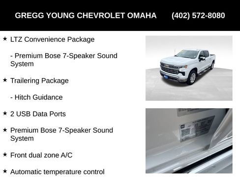 Used 2023 Chevrolet Silverado 1500 LTZ w/ LTZ Convenience Package II AWD/4WD image 10