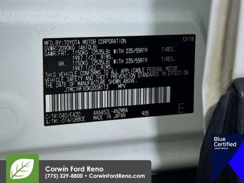 Used 2019 Toyota RAV4 XLE Premium w/ All Weather Liner Package FWD image 33