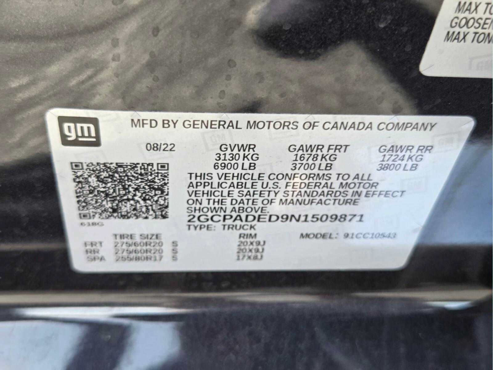 Used 2022 Chevrolet Silverado 1500 RST RWD image 20