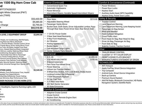 Used 2026 RAM 1500 Big Horn AWD/4WD image 30