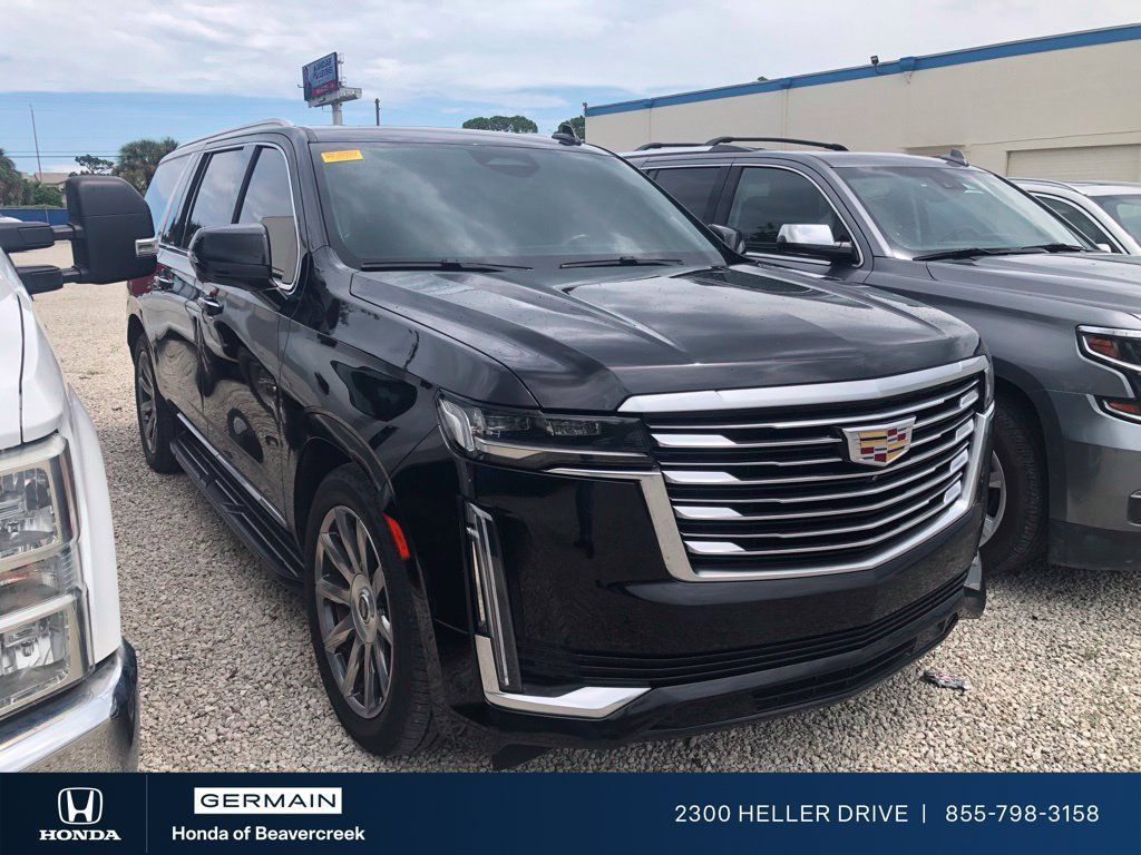 Used 2021 Cadillac Escalade ESV Premium Luxury Platinum AWD/4WD image 1