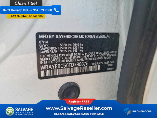 Used 2015 BMW 750Li RWD image 14