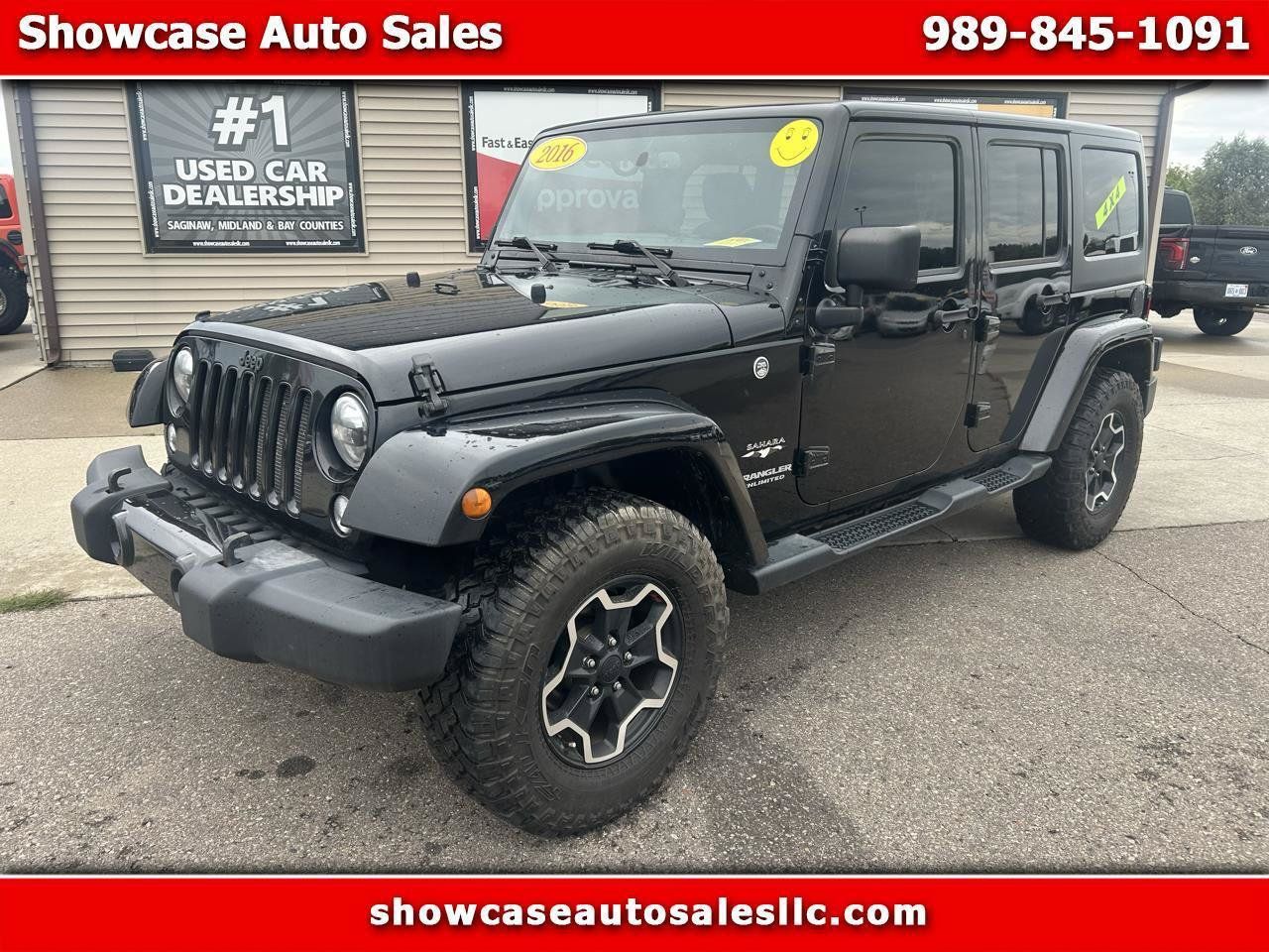 Used 2016 Jeep Wrangler Unlimited Sahara w/ Connectivity Group AWD/4WD image 1