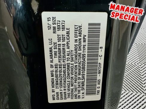 Used 2016 Honda Odyssey Touring image 29