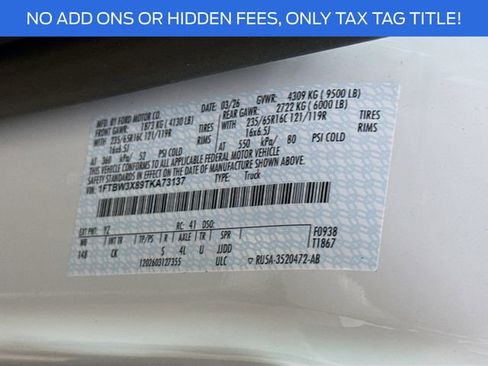 New 2026 Ford Transit 350 148 High Roof Extended RWD image 28