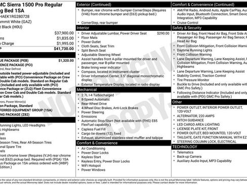 Used 2024 GMC Sierra 1500 Pro w/ Pro Value Package image 6