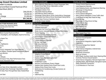 New 2026 Jeep Grand Cherokee Limited w/ Limited Altitude Package