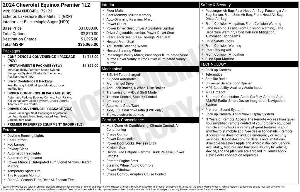Used 2024 Chevrolet Equinox Premier FWD image 10