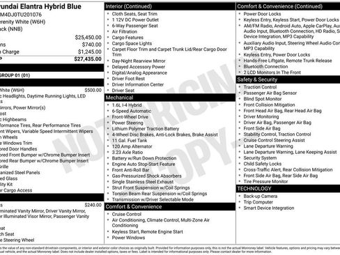 New 2026 Hyundai Elantra Hybrid FWD image 17