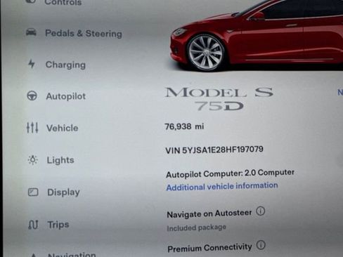 Used 2017 Tesla Model S 75D AWD/4WD image 29