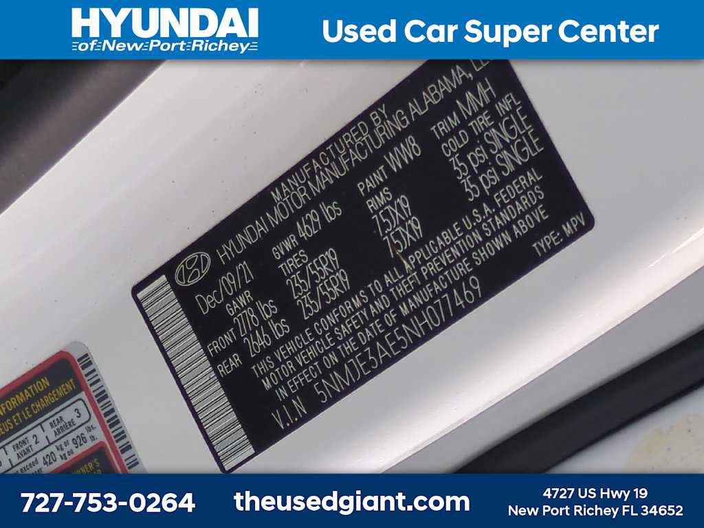 Certified 2022 Hyundai Tucson Limited w/ Cargo Package FWD image 36